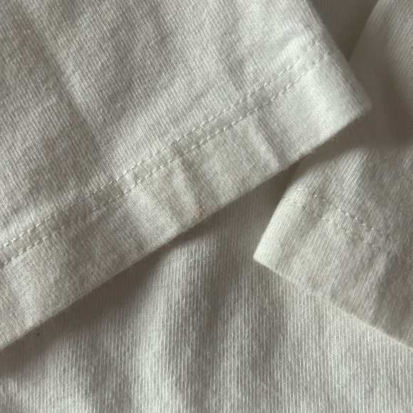 Janie and Jack Gil’s size 6 blouse cream with blue ribbon - Picture 4 of 5